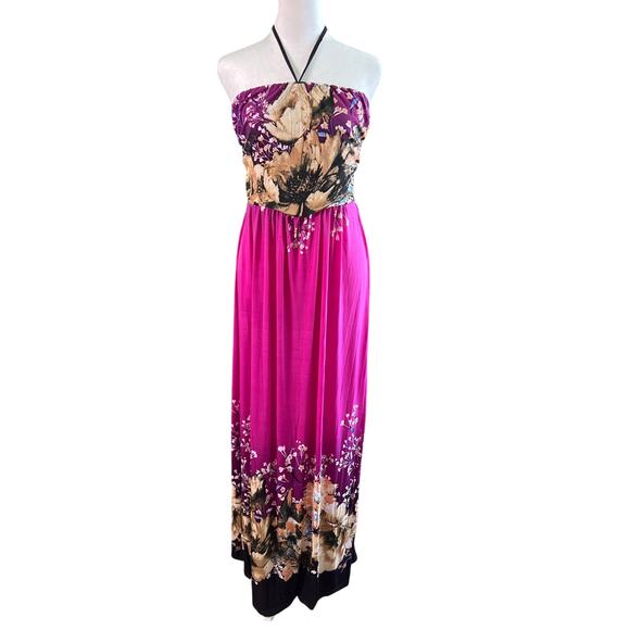 NWOT Sunsets Floral Summer Dress L - Picture 2 of 4